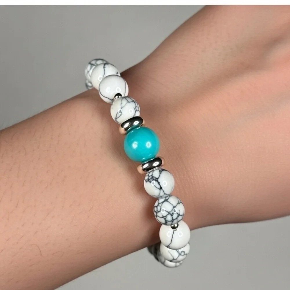 handcrafted beaded stretch